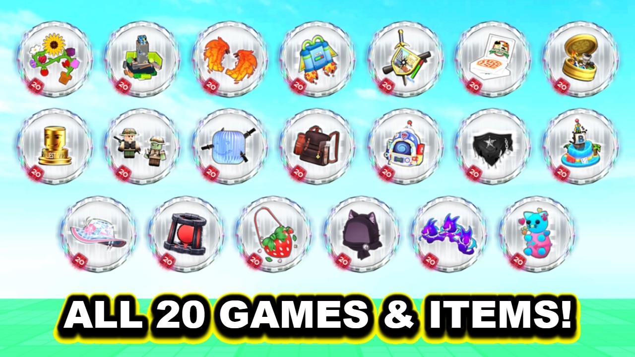 How To GET ALL 20 BADGES & ITEMS + COMPLETE 20 GAMES (2005-2026) | The Hunt: Roblox 20 [EVENT]