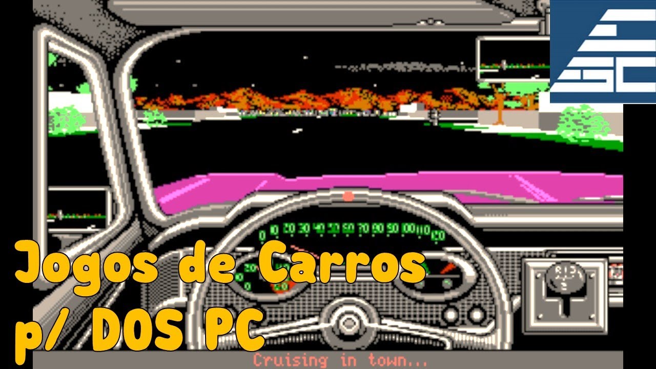 Jogos de Carros Antigos para DOS - Quem já jogou um desses? 