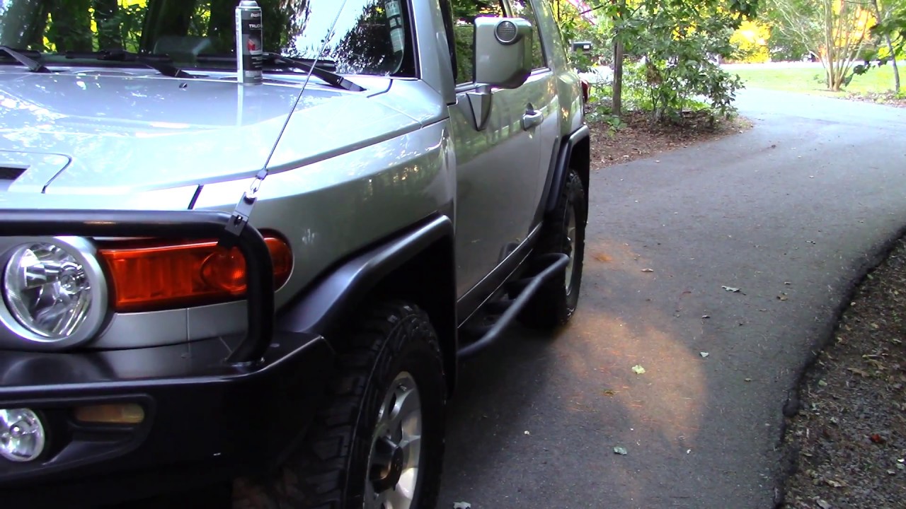 All Pro Rock Sliders Fj Cruiser Youtube