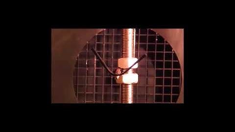 Video of quasi isotropic laminate specimen recovering from 180 degree bend configuration