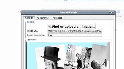Creating a Label in Moodle