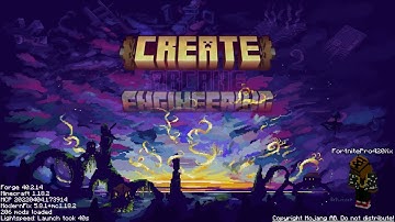 New Title Art, and Title Screen for Create: Arcane Engineering.