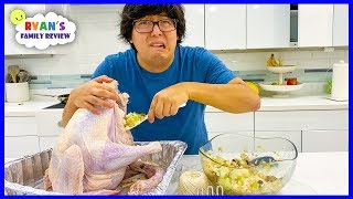 ryans daddy cook thanksgiving dinner diy