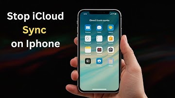 How to stop icloud sync on iphone