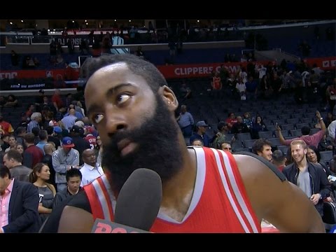 James Harden's epic post-game interview walkoff
