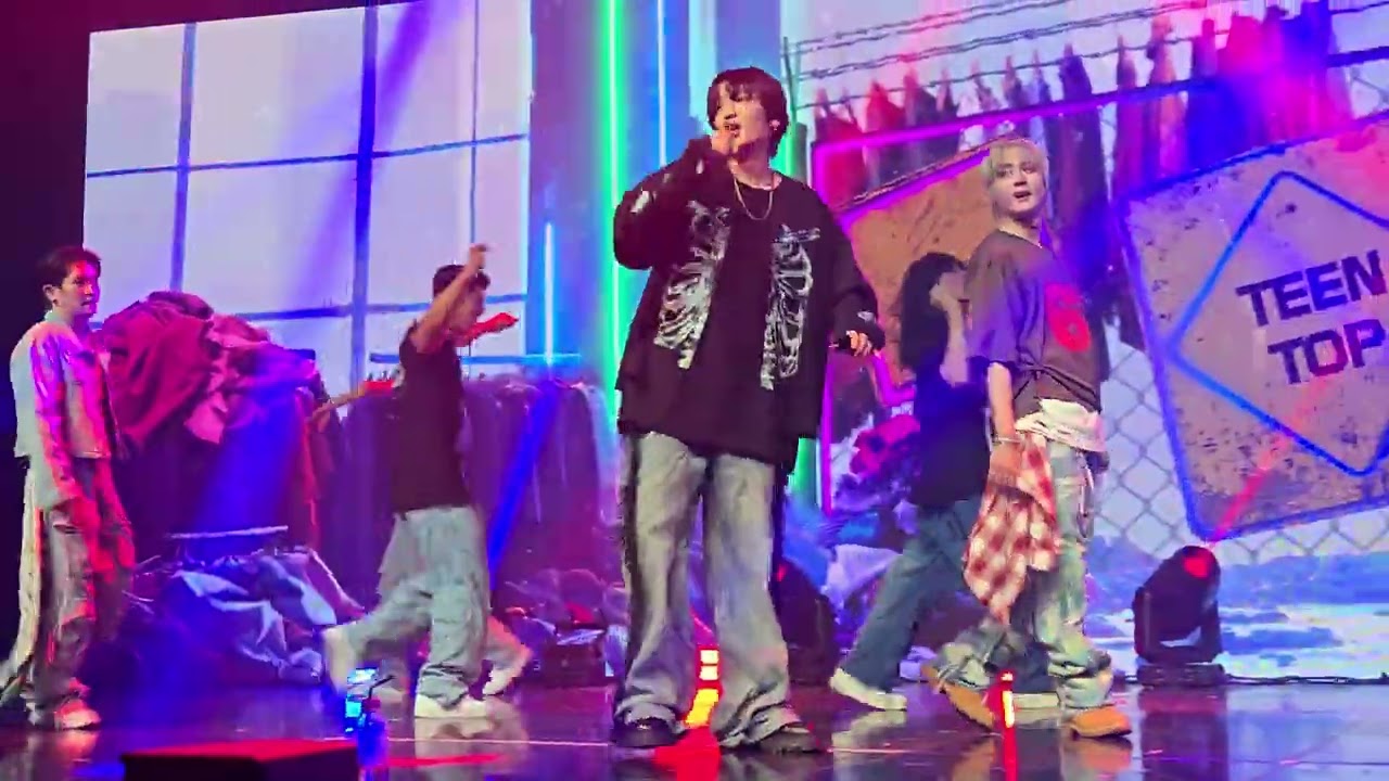 [250823] 긴생머리 그녀 - 2025 TEENTOP WE GONNA ROCK IT DROP IT TOP IT HEY DON'T STOP IT POP IT ×2 LIVE