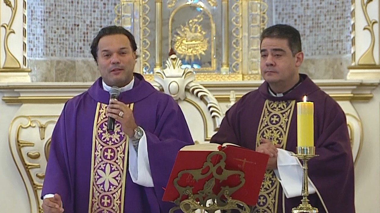 Padre Alessandro Campos  - Padre Robson de Oliveira AO VIVO | Santa Missa Hoje 9h em Mogi das Cruzes
