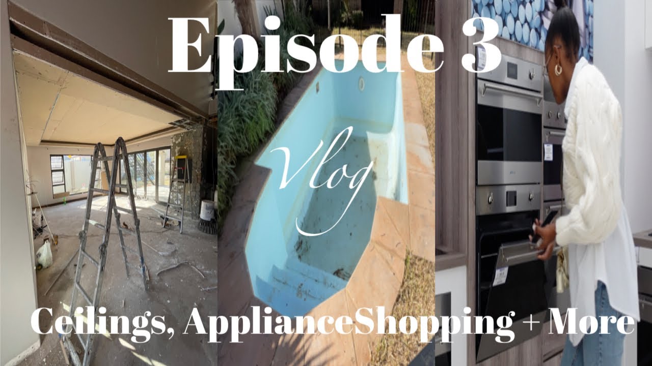 House to Home Episode 3 New Ceilings, Kitchen Appliances Shopping