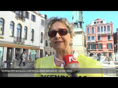 GIORNALISTI IN PIAZZA CONTRO LA LEGGE BAVAGLIO  | 21/09/2022