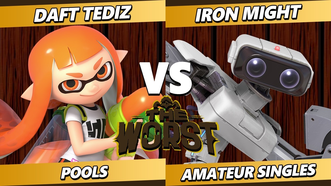 The Worst 16 - Daft Tediz (Inkling) Vs. Iron Might (ROB) Smash