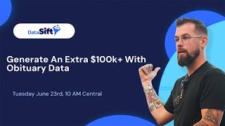 Generate An Extra $100k Plus With Obituary Data / Ethical Investors Only