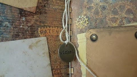 Steampunk Halloween Junk Journal - Photos Only