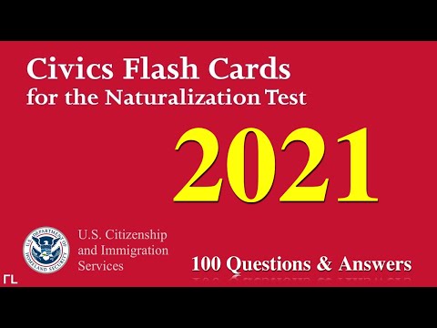 US Citizenship Test 2022 [100 QUESTIONS & ANSWERS] - YouTube