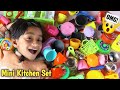 Unboxing Hello Kitty Sanrio Kitchen Set 4 Minutes Satisfying ASMR - Cute ASMR Miniature Kitchen Set