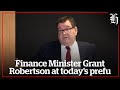 Finance minister grant robertson at todays prefu  nzheraldconz