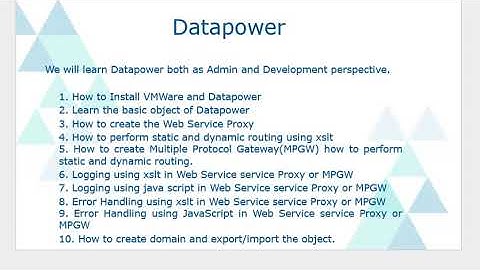 Datapower Intro