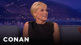 Sharon Stone Thinks Conan Could Be A Gigolo | CONAN on TBS