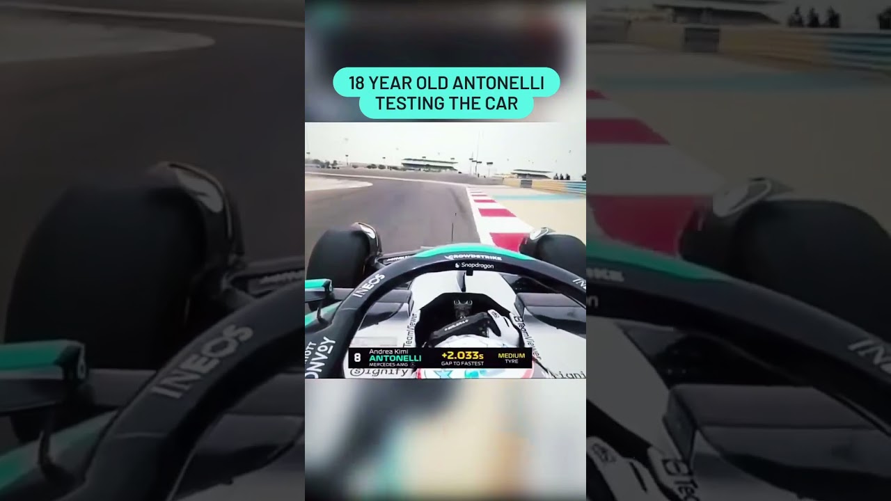 ALONSO VS ANTONELLI TESTING F1 CAR⚔️🏎️ 