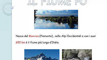 Quali sono le caratteristiche principali del fiume Po?