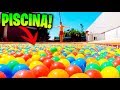 LLENAMOS UNA PISCINA CON +10.000 BOLAS Y HACEMOS PLANCHAZOS EXTREMOS !! Makiman