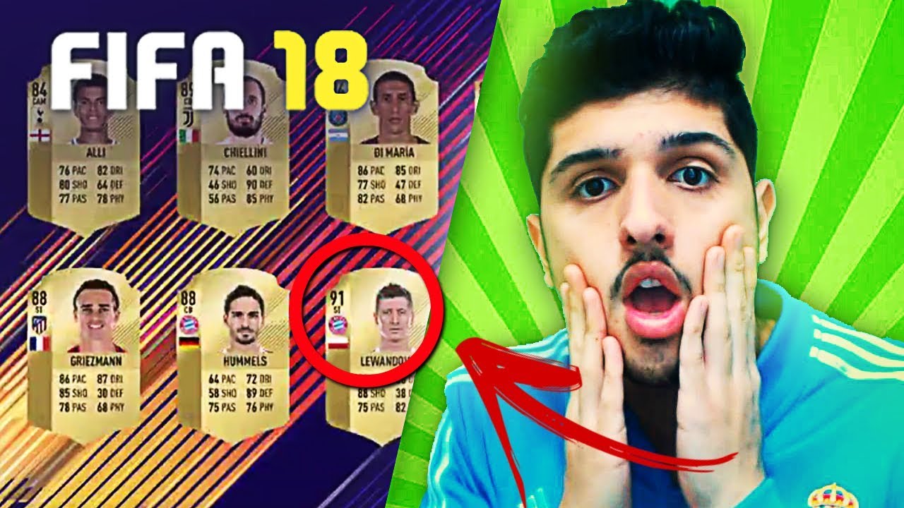 fifa ultimate team 18 FIFA 18 SAÍRAM VÁRIAS CARTAS!! OLHA ESSE CARRASCO MONSTRO!!