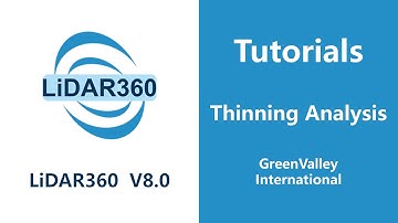 LiDAR360 V8 - Forestry | Thinning Analysis LiDAR Software Tutorial