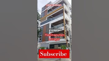 3BHK FLAT FOR SALE IN HASTINAPURAM LBNAGAR #3bhk #home #hmda #shorts #viralvideo #trending #property