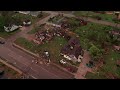 Drone Footage of Gaylord MI Tornado 5-20-2022