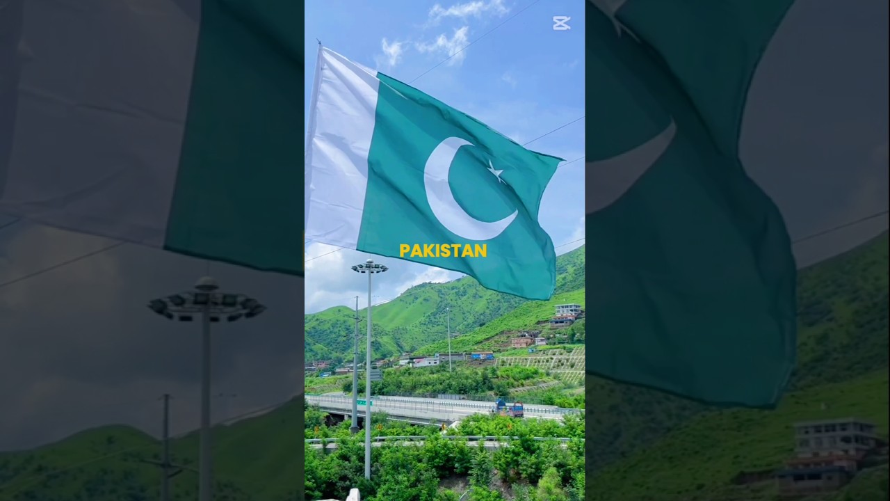 "🇵🇰 Beautiful Pakistan Flag in Motion | Show Your Pride! 