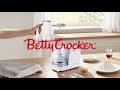 Betty Crocker BC-7222W 2-Piece Combo Set, Hand Mixer + Food Chopper