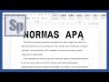 Word - M�rgenes, textos y paginado seg�n normas APA 6ta (sexta) edici�n. Tutorial en espa�ol HD