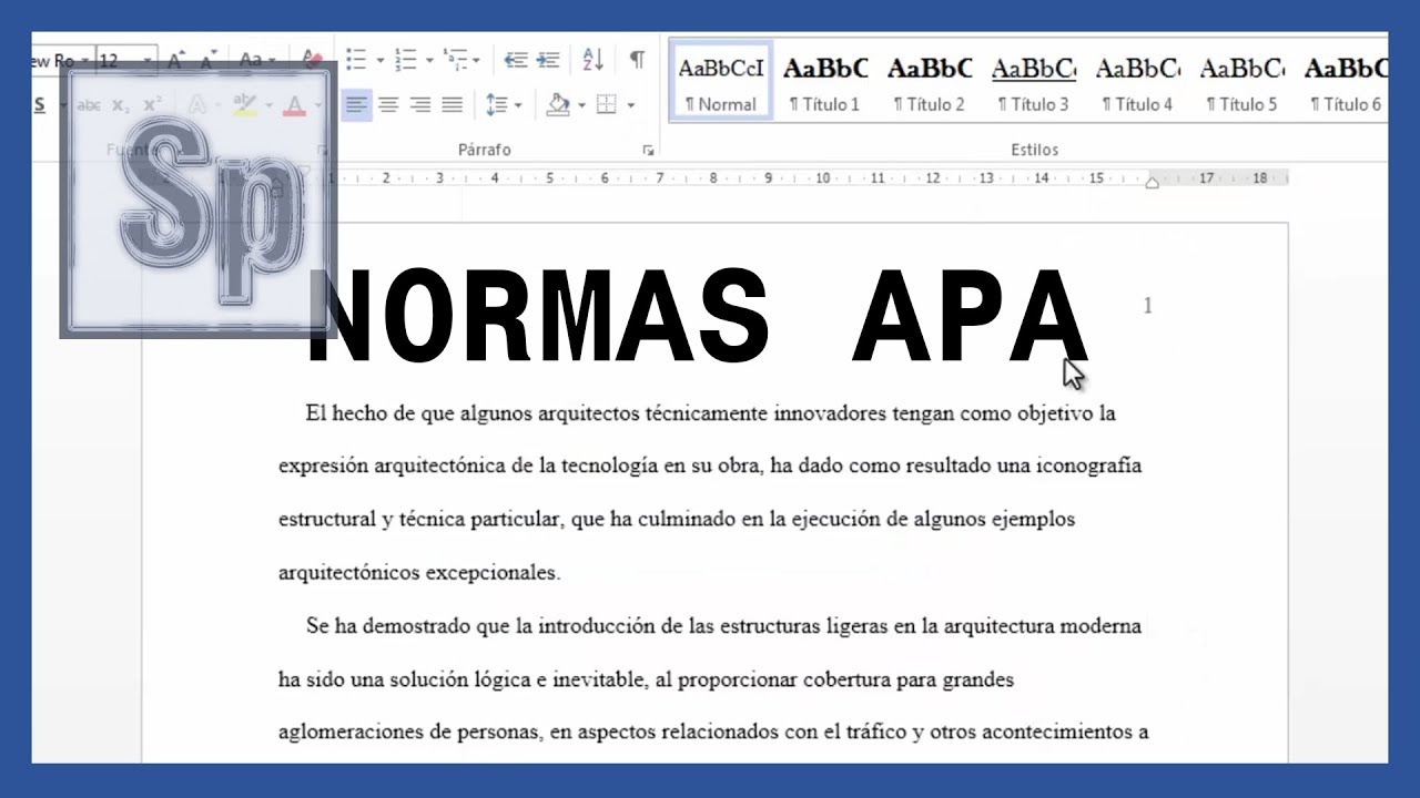 Word - Márgenes, textos y paginado según normas APA 6ta (sexta) edición.  Tutorial en español HD - YouTube