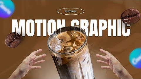 Coffee motion graphics in Canva | Motion Graphic Tutorial Canva