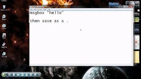 Simple popup using Notepad
