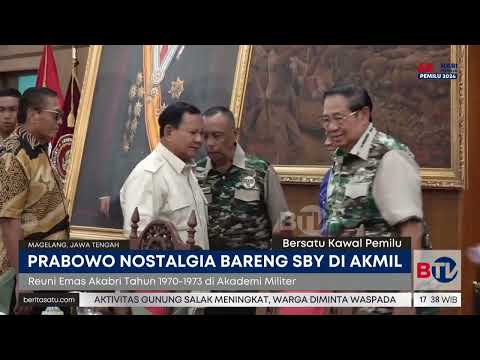 Prabowo dan SBY Nostalgia Bareng Dalam Acara Reuni Emas Akabri @BeritaSatuChannel
