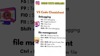 visual Studio Keyboard shortcuts💥#coding #smartphone #pythonlearning #vscode #vscodetips #trending