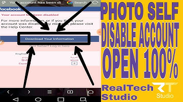 How To Open Photo Self Disabled Account 100% Working Trick By Hamza Abbasi