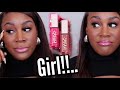 New Fenty Beauty Gloss Bomb Cream: Doubletake Lip Duo | All bomb cream swatches on dark skin