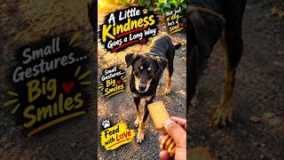 Poor dogs were hungry 🐕 Feed and rescue stray dogs part 2 #feed #stray #dog