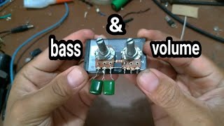 cara menambahkan volume dan bass pada amplifier