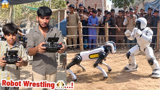 Wrestling Match Robot Vs Robot Hammad And Arslan Challenge Accepted