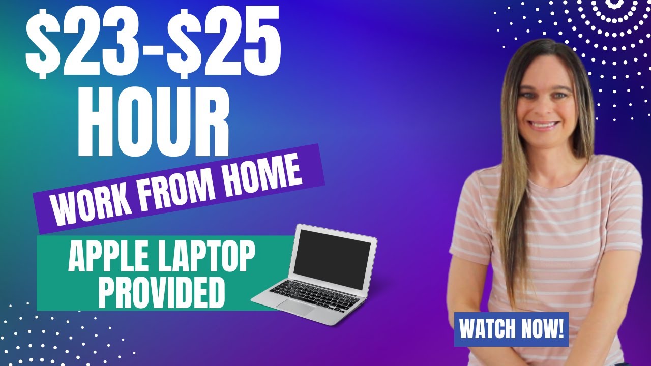 23 To 25 Hour + Apple Laptop Work From Home Job Booking Events