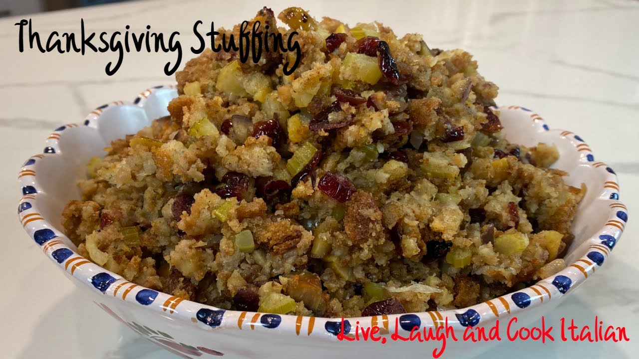 Cranberry, Apple, Chestnut Stuffing ( A Thanksgiving Special )
