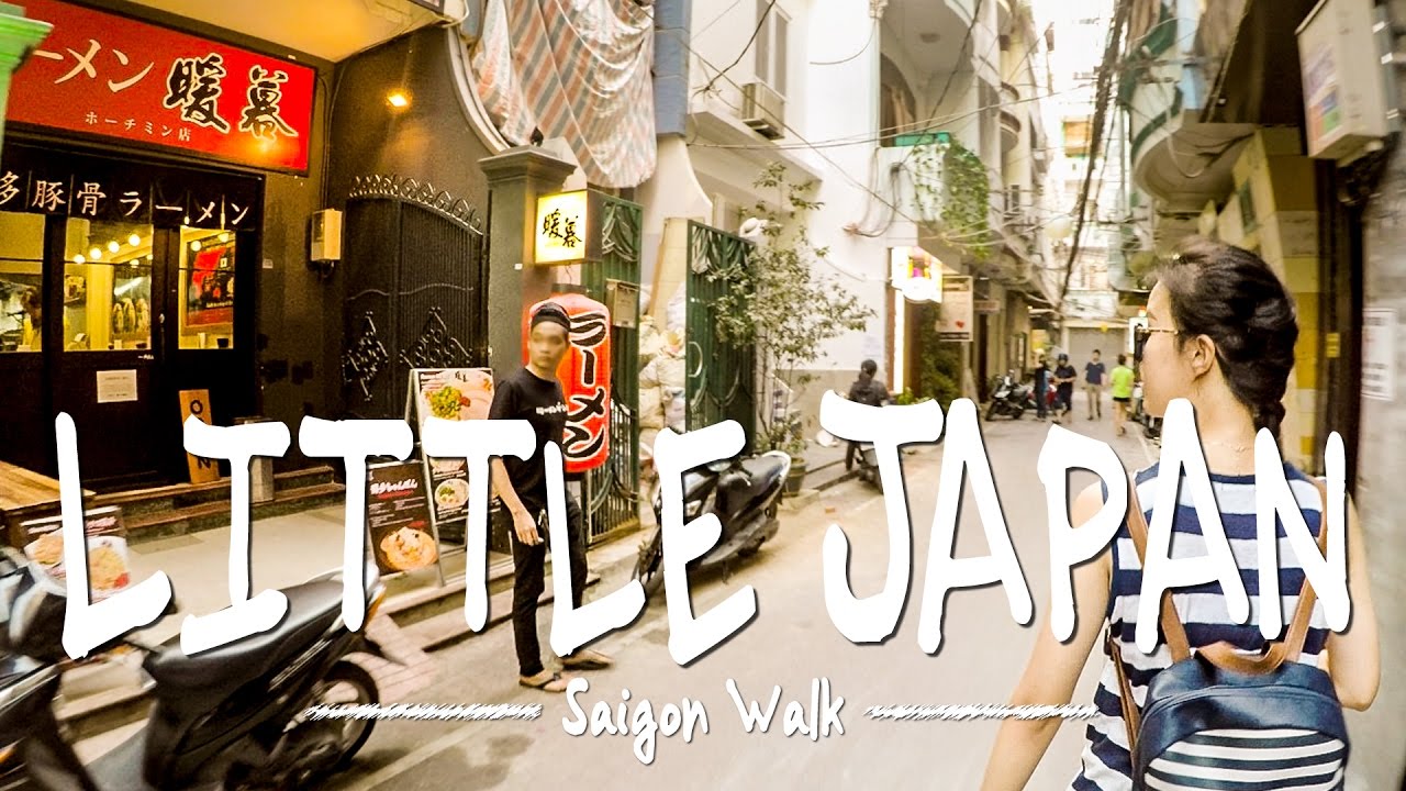 Saigon Walk Little Japan District 1 Ho Chi Minh City Vietnam 4K Saigon Walk Little Japan District 1 Ho Chi Minh City Vietnam 4K