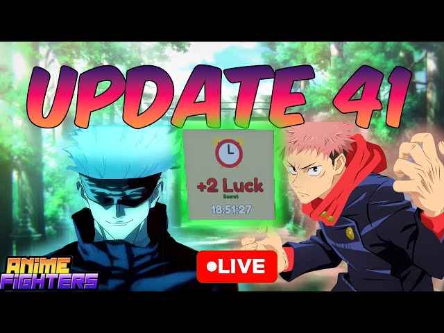 update 41 anime fighters simulator jujutsu kaisen 