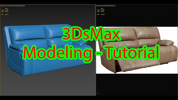 3Ds Max - Modeling Tutorial - Sofa