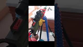 M2 heavy machine gun shell ejection electric burst soft bullet gun children's toy gun #486A