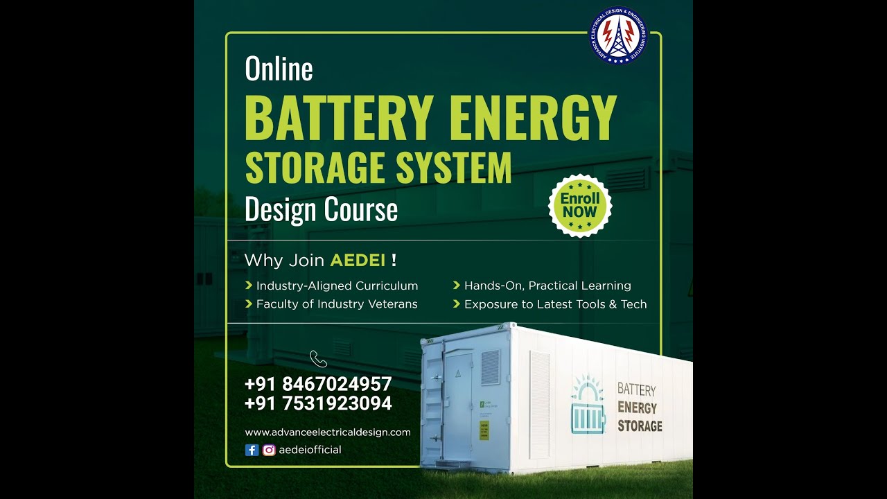 Introduction to Online Battery Energy Storage System (BESS) Design ...