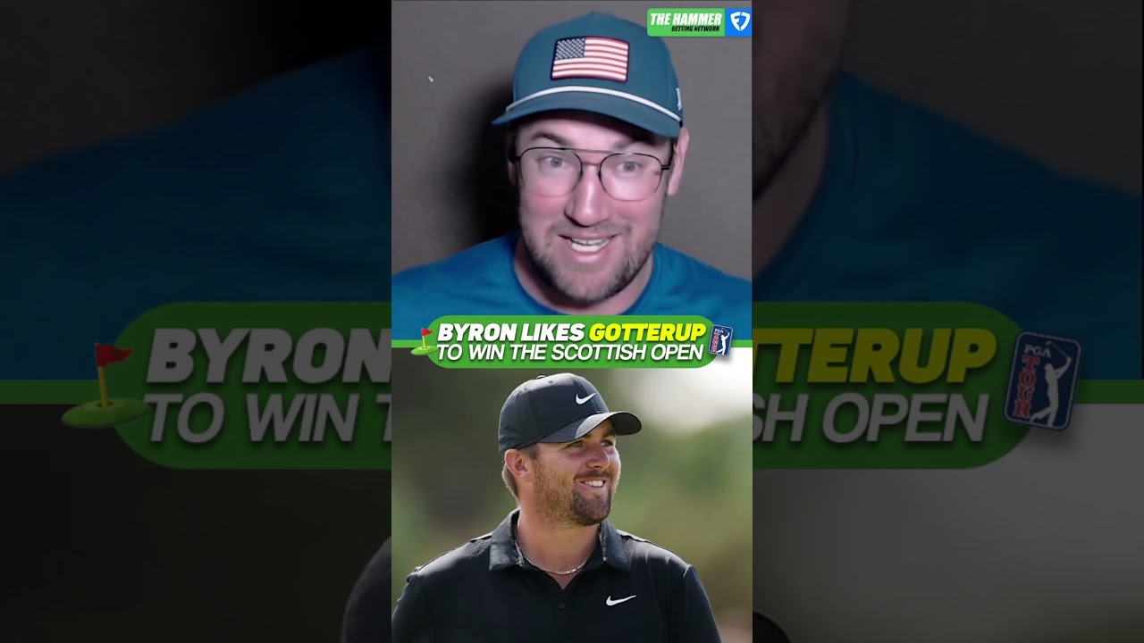 Fresh Off A Win, Byron Like Gotterup To Win The Scottish Open at +2700!😱#pga #golf #scottishopen