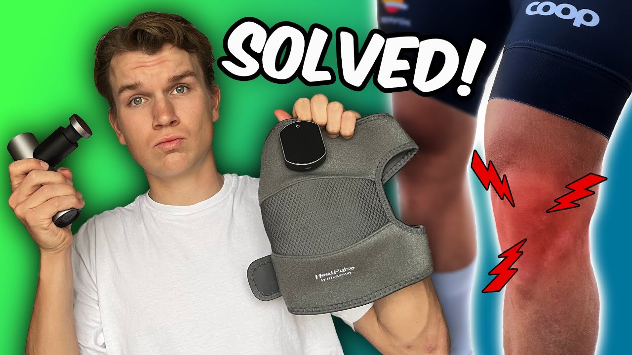 How I Got Rid of My KNEE PAIN // HeatPulse 2 & Atom Mini Massage Gun Review